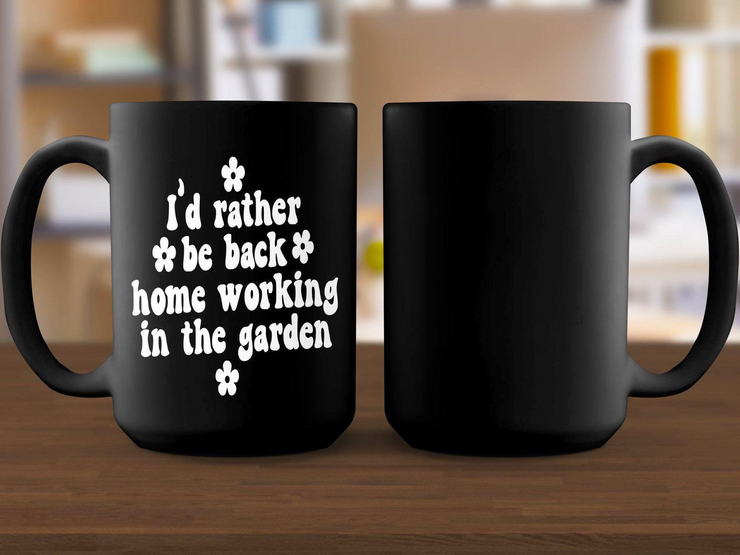 Funny Gardening Mug, I'd Rather Be Back Home Working In The Garden Mug, Gardener Gift, Plant Lover Tee