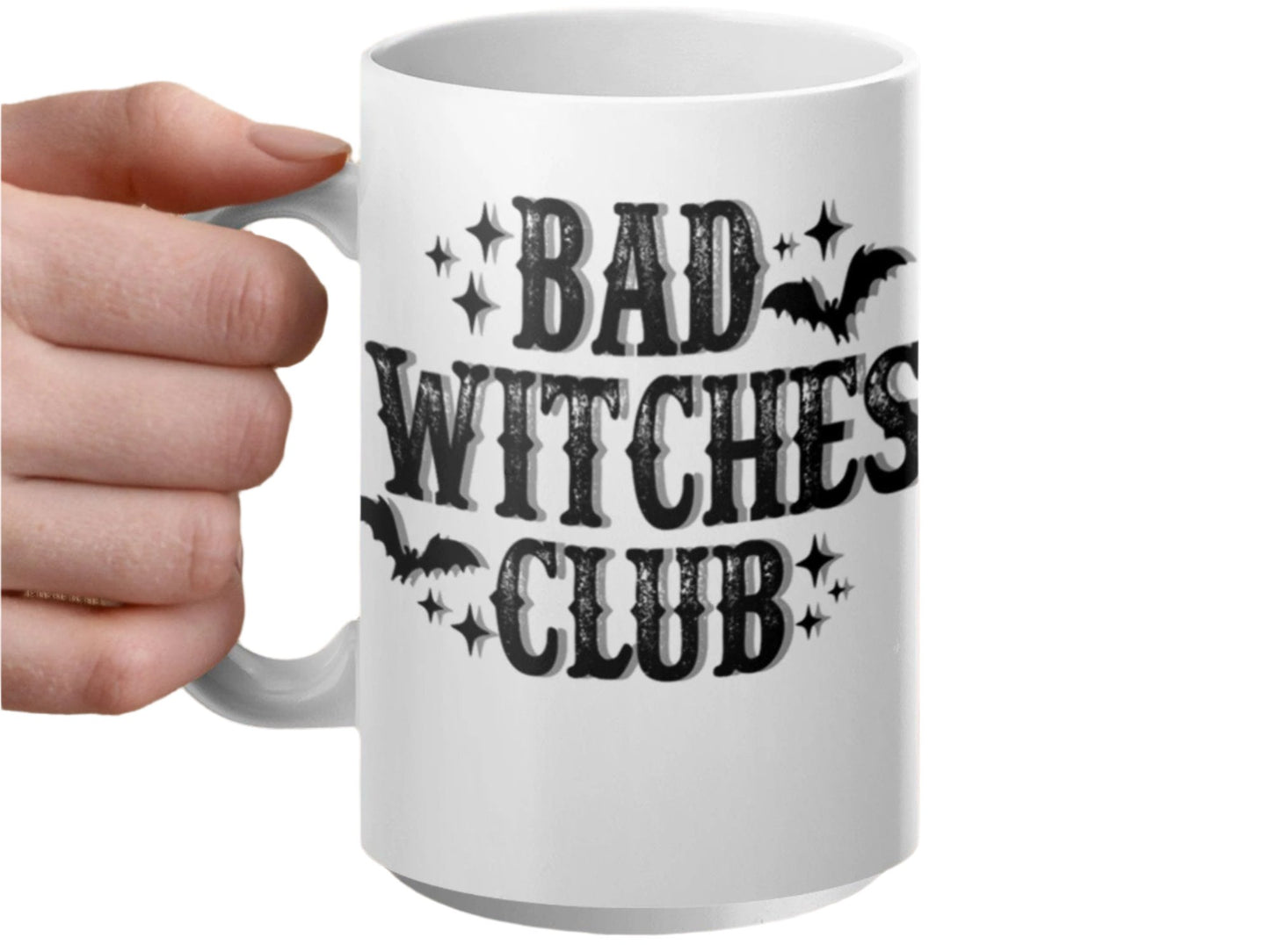Bad Witches Club Mug, Halloween Coffee Mug, Spooky Witch Gift, Fun Witchy Mug, Halloween Decor Mug, Witch Lover Gift, Witch Mug