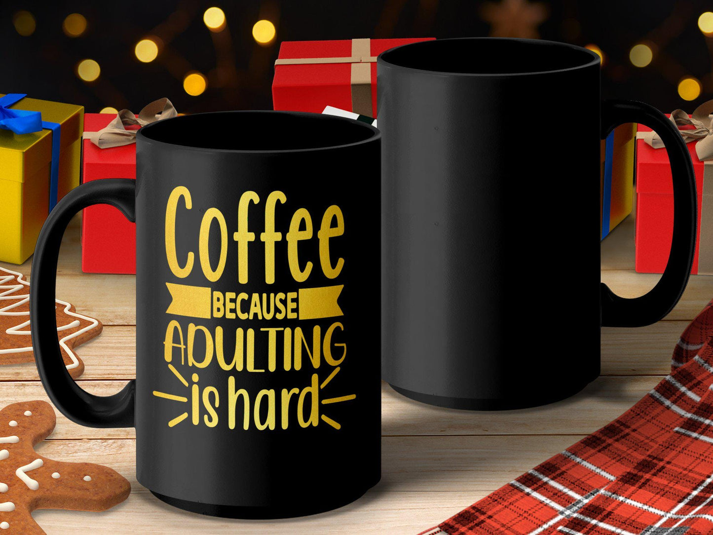 Coffee Because Adulting Is Hard Mug, Funny Coffee Mug, Unique Gift for Coffee Lovers, Humorous Mug, Motivational Coffee Cup, Office Mug