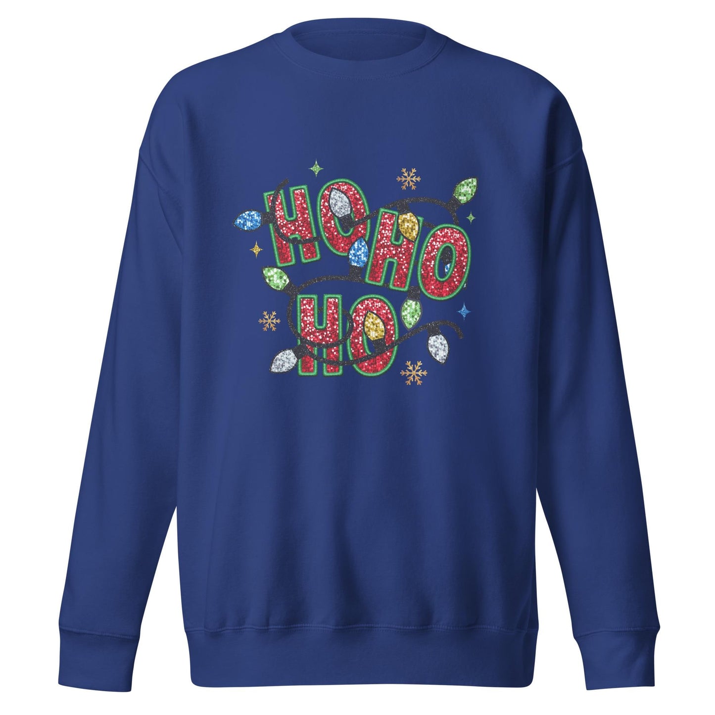Ho Ho Ho| Festive and Funny Christmas Unisex Sweatshirt| Holiday Cheer Street wear