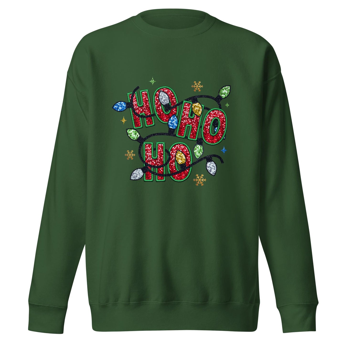 Ho Ho Ho| Festive and Funny Christmas Unisex Sweatshirt| Holiday Cheer Street wear