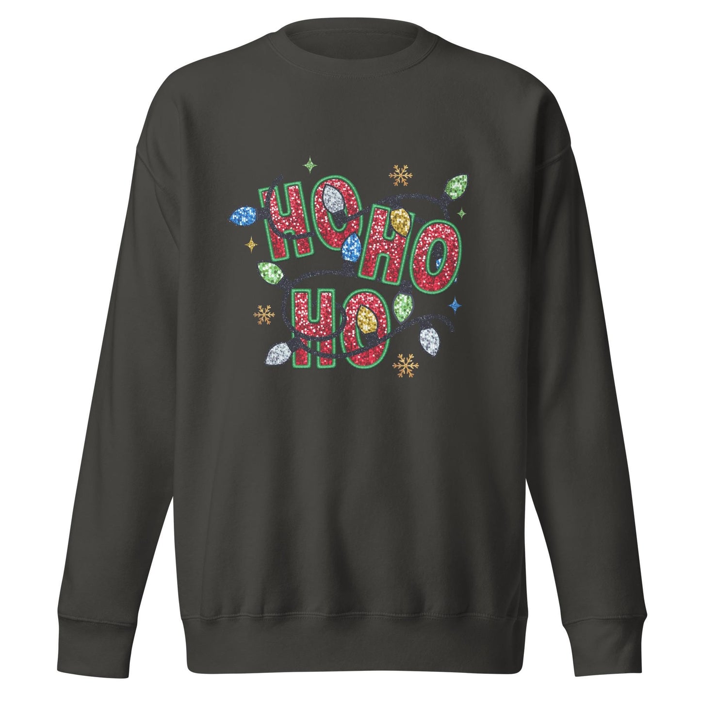 Ho Ho Ho| Festive and Funny Christmas Unisex Sweatshirt| Holiday Cheer Street wear