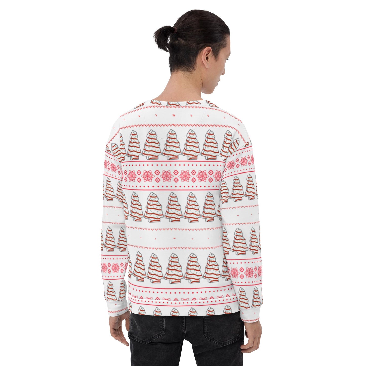 Christmas Cakes Ugly Sweater Design| Holiday Fun | Unisex Sweatshirt | White Elephant