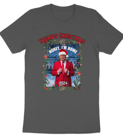 Trump Christmas 2024 Sweatshirt, Honey I'm Home Santa, Festive Holiday Pullover, Funny Winter Graphic