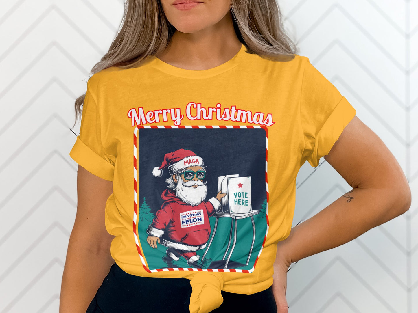 Merry Christmas Sweatshirt, Funny Santa Hoodie, Holiday Humor Gift for Him/Her, Family Christmas Party