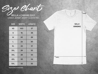 Solo Grinding T-Shirt, Gamer T-Shirt, Gaming Tee Shirt, Video Game Graphic Tee, Casual Wear, Unisex Gaming Shirt, Gift For Gamers