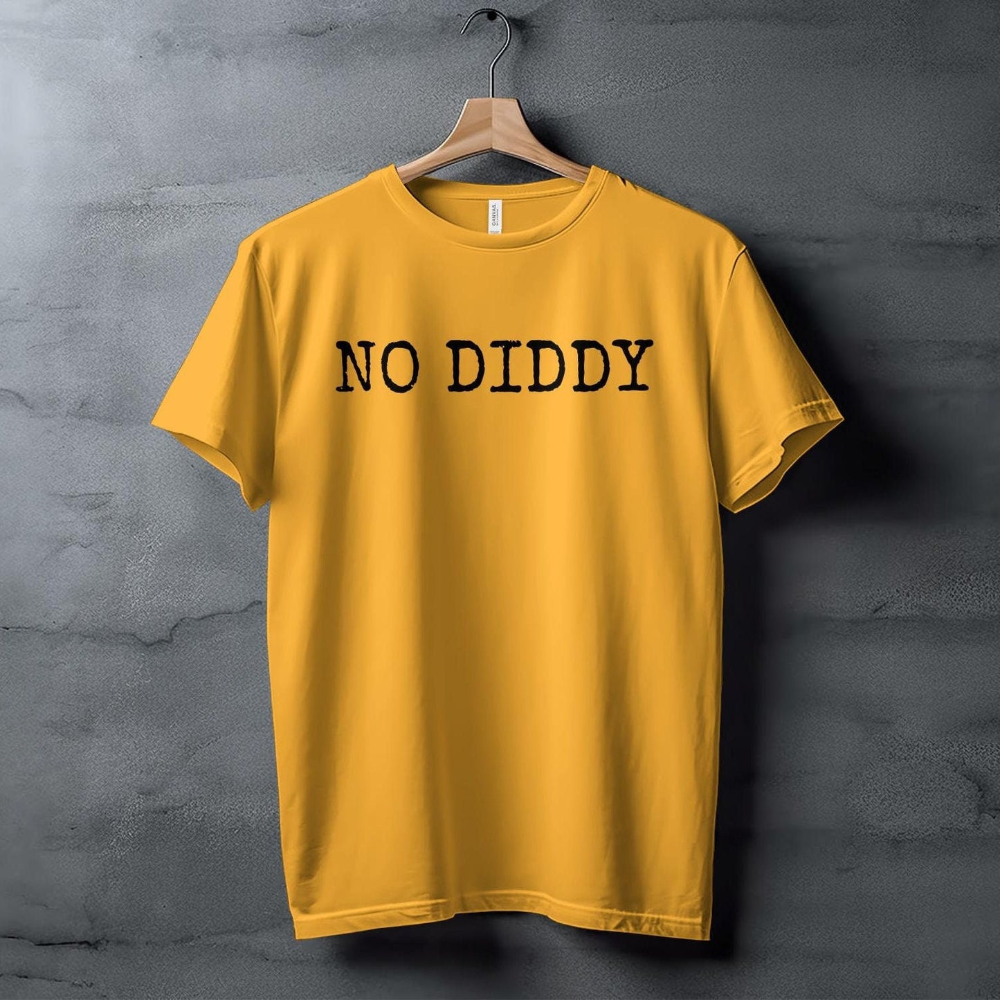 Funny Quote T-Shirt, No Diddy Text Shirt, Minimalist Statement Tee, Humorous Slogan Top, Casual Graphic Tee, Gift for Friends