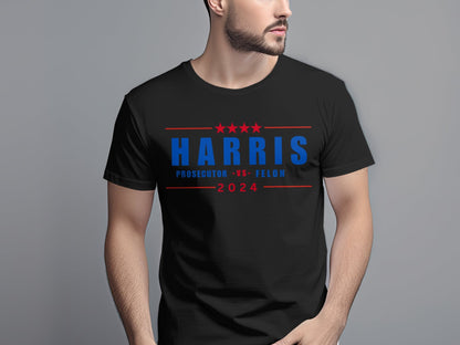 Harris 2024 Prosecutor vs Felon Just Another Tuesday T-Shirt, Political Campaign Tee, Humorous Election Shirt