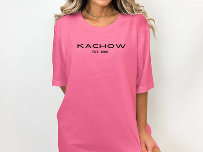 KACHOW T-Shirt, Established 2006, Fun Graphic Tee for Men and Women, Perfect Gift