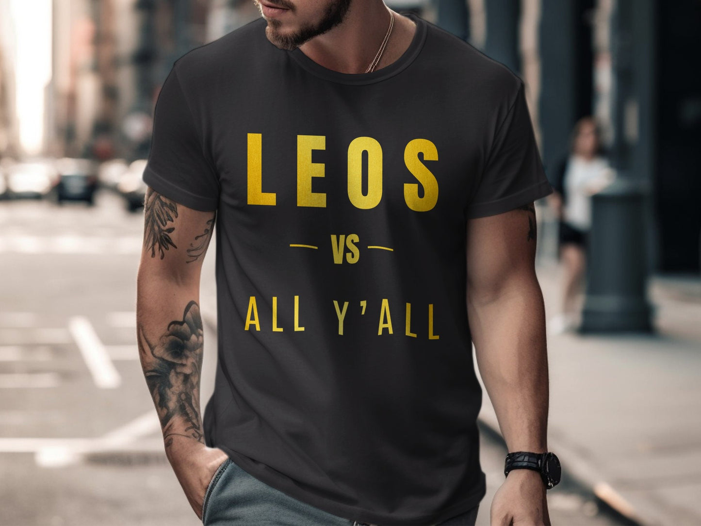 Leos VS All Y'all T-Shirt or Hoodie, Zodiac, Astrology, Trendy, Unique, Birthday Gift, Gift for him, Gift for her, LEO Season