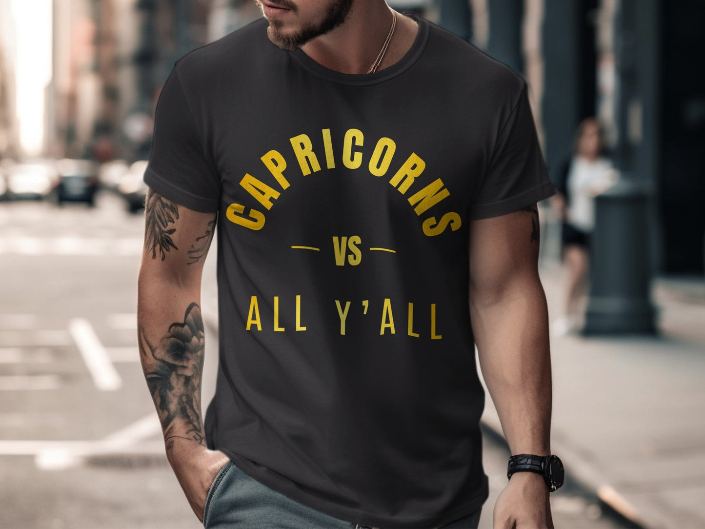 Capricorns VS All Y'all T-Shirt or Hoodie, Funny, Zodiac, Astrology, Horoscope, Enthusiast, Unique Birthday Gift, Gift for him, Gift for her