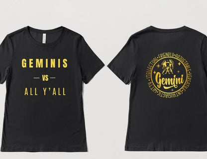 Virgos Vs All Y'all T-Shirt or Hoodie, Zodiac, Astrology, Horoscope Shirt, Unique  Birthday Gift, Gift for him, Gift for her, Virgo Season