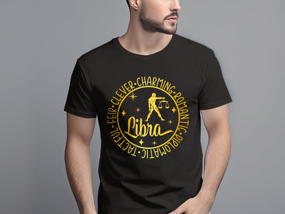 LIBRA Zodiac Sign T-Shirt, Astrological Horoscope,  Romantic Gift, Unique  Birthday Gift, Gift for him, Gift for her, LIBRA Season