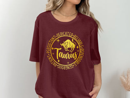 TAURUS Zodiac Sign T-Shirt, Astrology Inspired Clothing, Gift for Taurus, Unique  Birthday Gift, Gift for him, Gift for her, Taurus Season