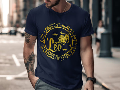 Leo Zodiac Sign T-Shirt, Horoscope Gift Tee, unique  Birthday Gift, Gift for him, Gift for her, Leo Season
