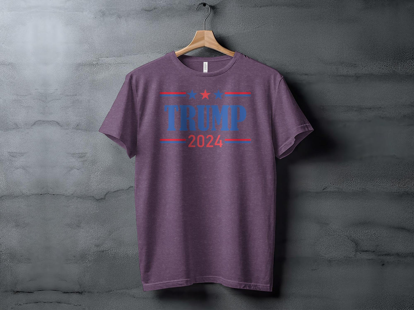 Trump 2024 T-Shirt, Political Campaign Shirt, Election 2024 Tee, Patriotic Graphic Tee, Presidential Support, Red White Blue Shirt