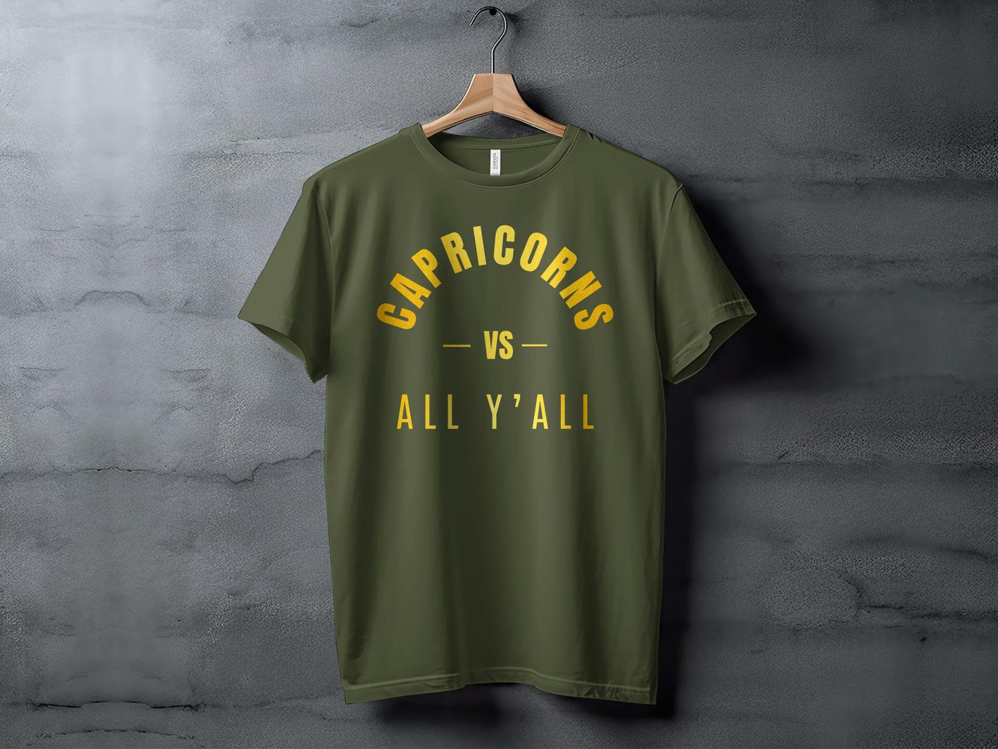 Capricorns VS All Y'all T-Shirt or Hoodie, Funny, Zodiac, Astrology, Horoscope, Enthusiast, Unique Birthday Gift, Gift for him, Gift for her