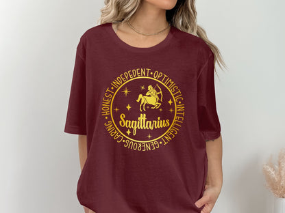 Sagittarius Zodiac Sign T-Shirt, Astrology Tee, Horoscope, Zodiac Apparel, Unique  Birthday Gift, Gift for him, Gift for her
