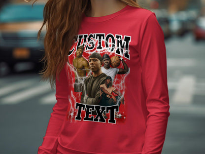 Custom Text T-Shirt, Personalized Tee with Your Text, Unique Customizable Shirt, Make Your Own T-Shirt Design, Custom Gift Tee