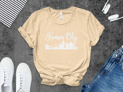 Kansas City Graphic Tee, Stylish Kansas City Shirt, Cool Kansas City Apparel, Unisex Kansas City T-Shirt, Comfortable Kansas City Top