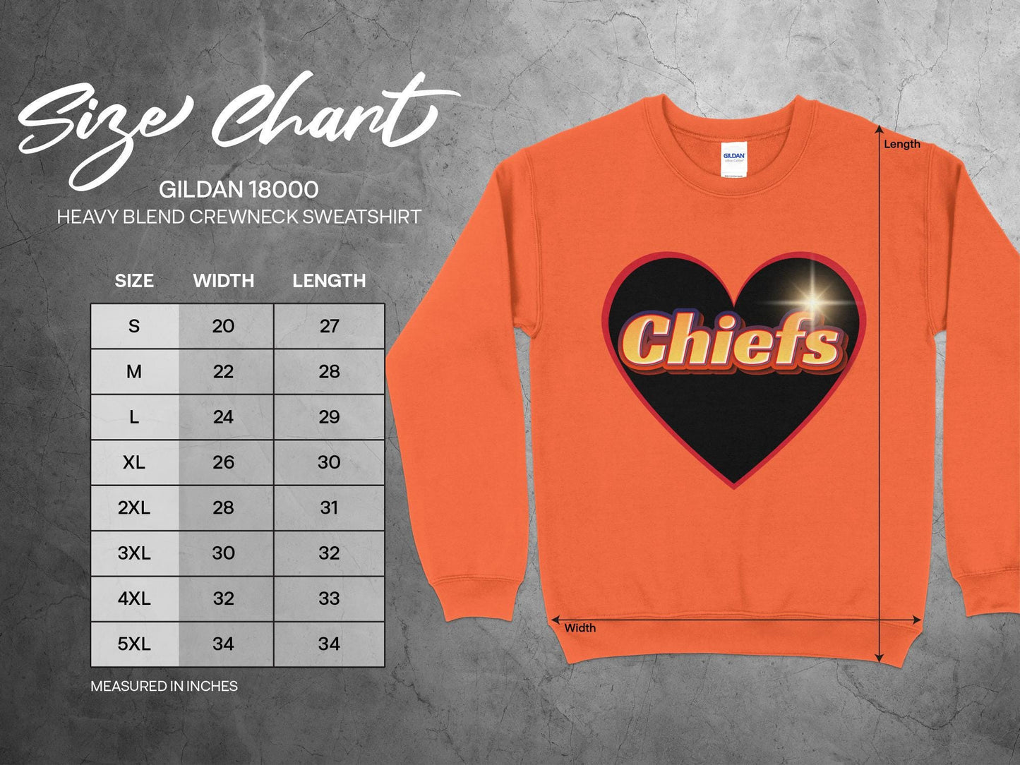 Chiefs Heart Design T-Shirt, Bold Chiefs Fan Tee, Perfect for Sports Enthusiasts, Unique Graphic Tee, Game Day Apparel