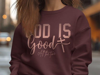 God is Good All the Time T-Shirt, Inspirational Faith Shirt, Christian Message Tee, Religious Apparel, Motivational Quote Top, Gift idea