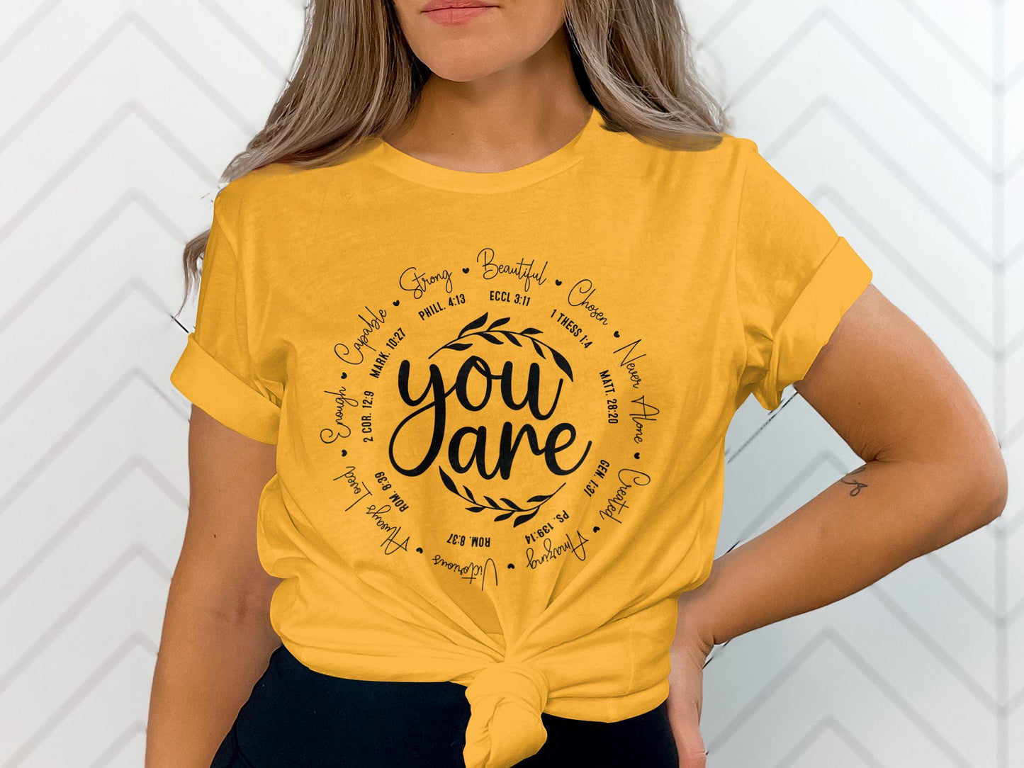 Inspirational Bible Verse T-Shirt, Encouraging Christian Quotes Tee, Faith-Based Motivational Shirt, Religious Apparel Gift