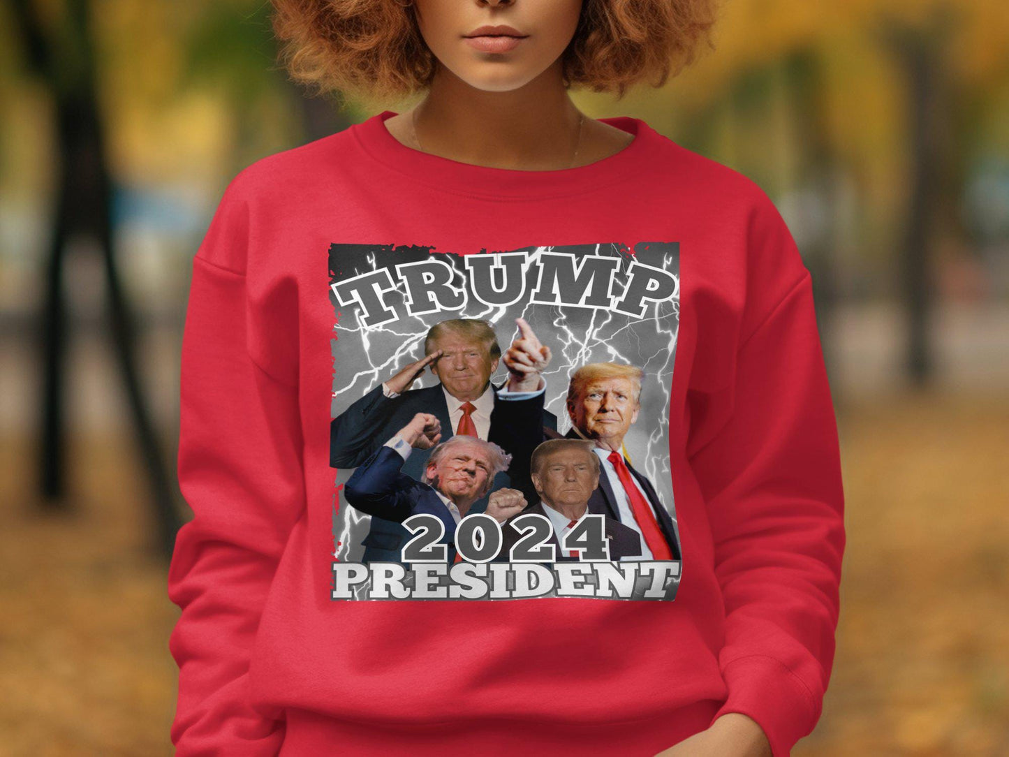 Trump 2024 President T-Shirt, Patriotic Election Shirt, Political Campaign Tee, Support Trump 2024, Bold and Stylish Design