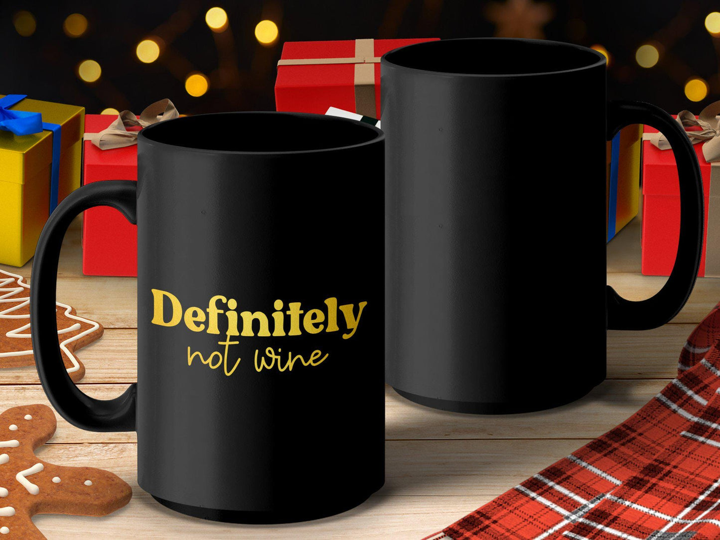 Funny Mug Definitely Not Wine Mug Coffee Lover Gift Tea Lovers Cup Work From Home Mug Office Humor Gifts Novelty Drinkware