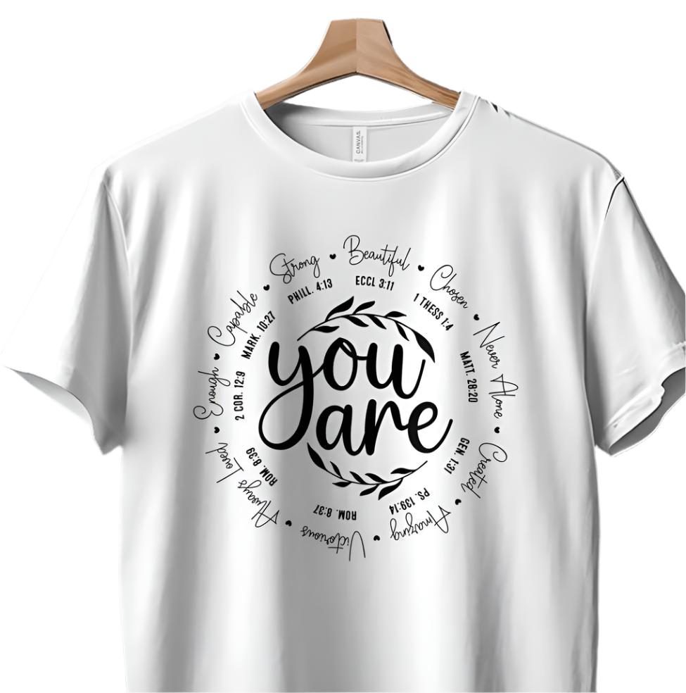 Inspirational Bible Verse T-Shirt, Encouraging Christian Quotes Tee, Faith-Based Motivational Shirt, Religious Apparel Gift