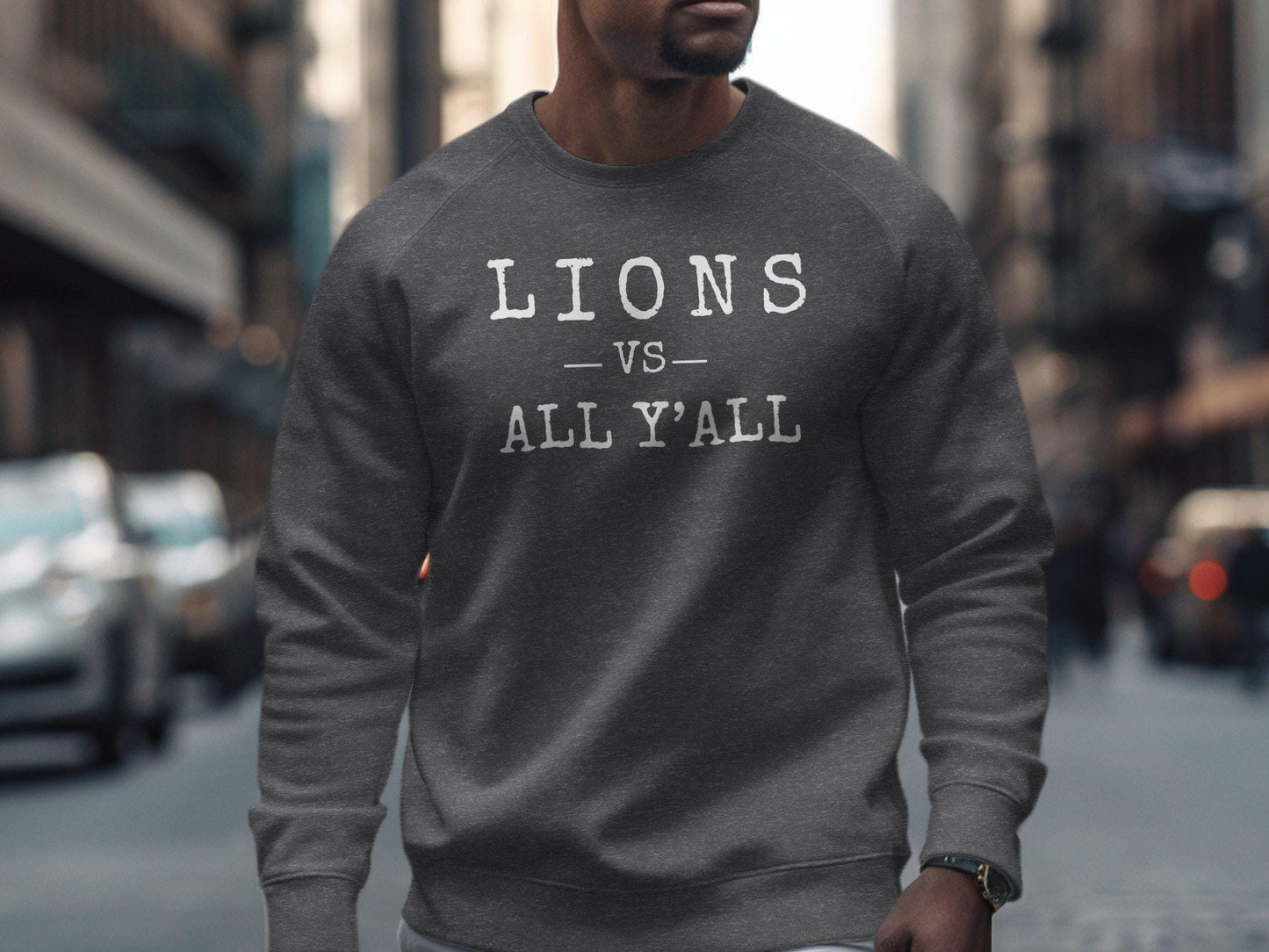 Lion vs All Y'all Graphic Tee, Funny Statement T-Shirt, Bold Typography Design, Unique Gift for Friends and Family