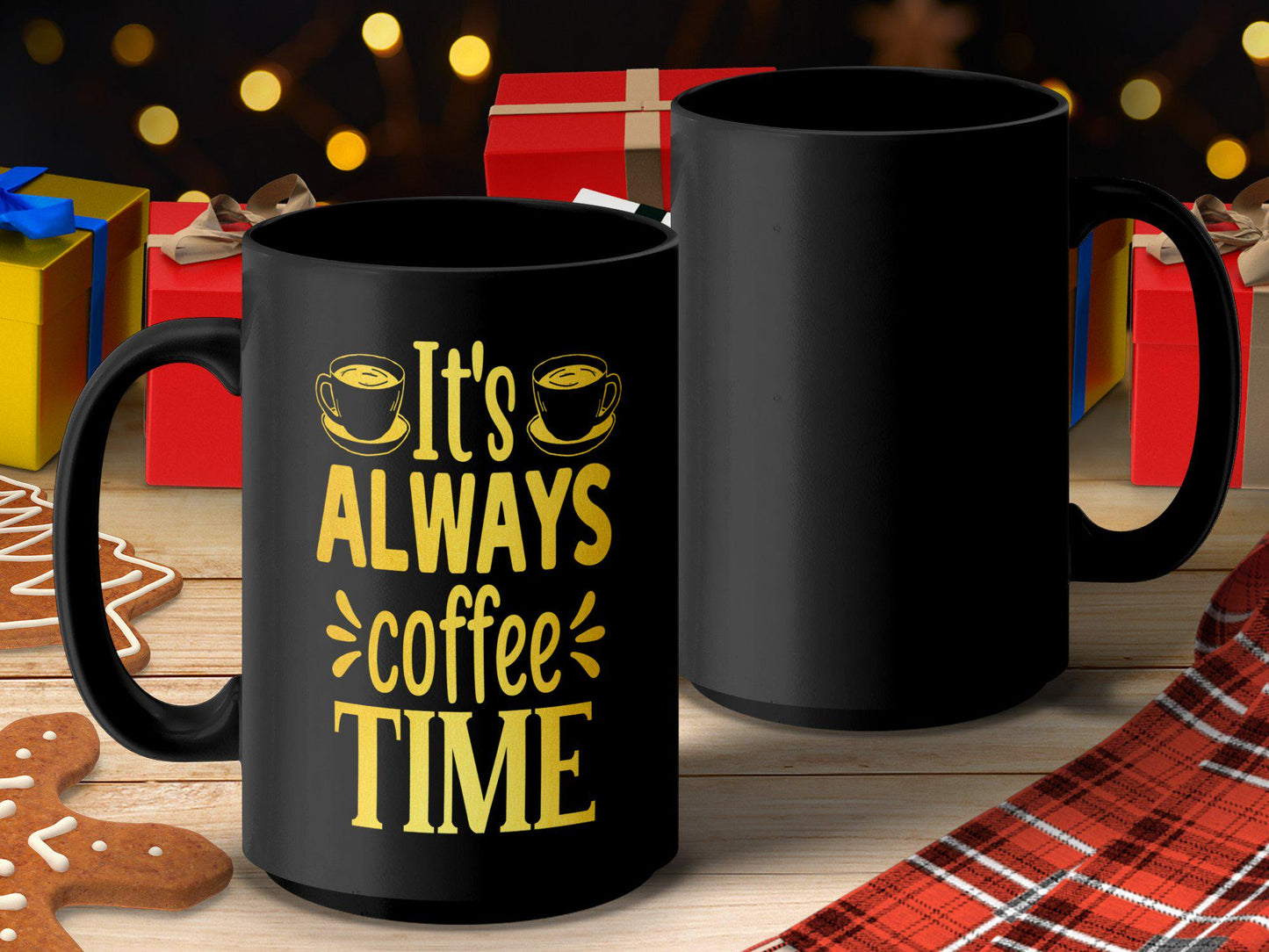 Coffee Lover Mug, It's Always Coffee Time Mug, Fun Coffee Mug, Cute Coffee Mug Gift, Coffee Enthusiast Mug, Cozy Morning Mug