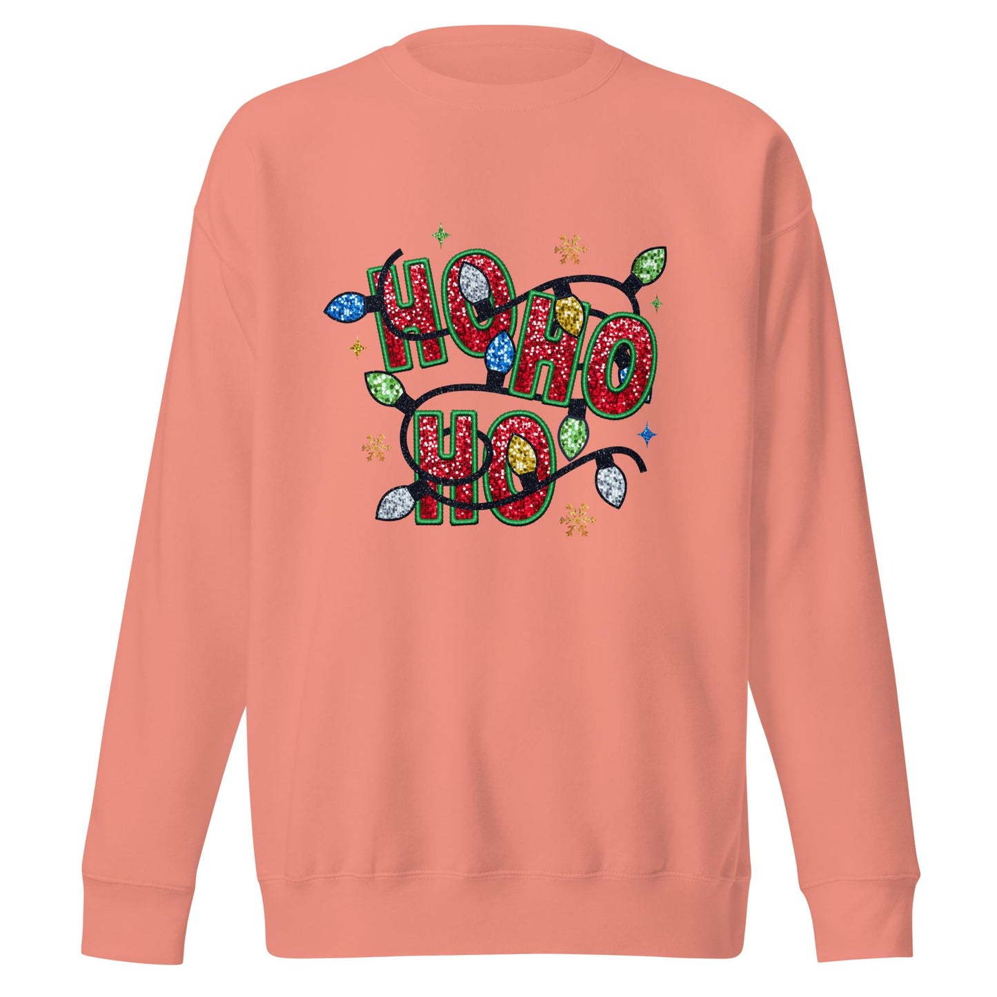 Ho Ho Ho| Festive and Funny Christmas Unisex Sweatshirt| Holiday Cheer Street wear