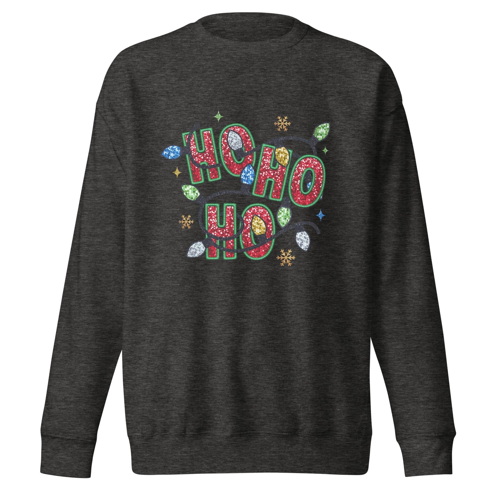 Ho Ho Ho| Festive and Funny Christmas Unisex Sweatshirt| Holiday Cheer Street wear
