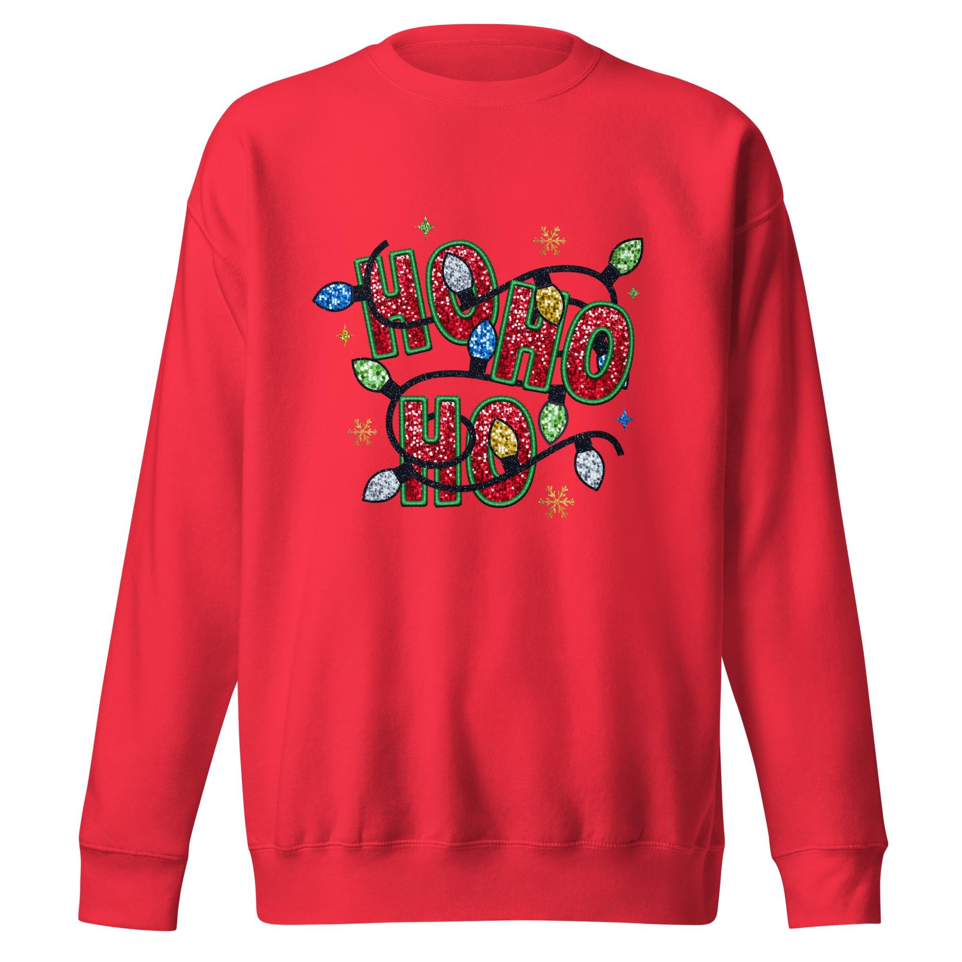 Ho Ho Ho| Festive and Funny Christmas Unisex Sweatshirt| Holiday Cheer Street wear